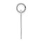 Sterling Silver Medium Script Initial Letter T Charm Jewerly 18mm x 13mm